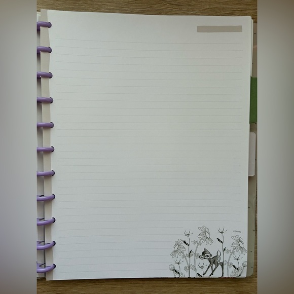 Happy Planner Bambi Big Dotted Lined Notebook - 60 Sheets - Disney 🦌✨🦌✨🦌 - Picture 3 of 11